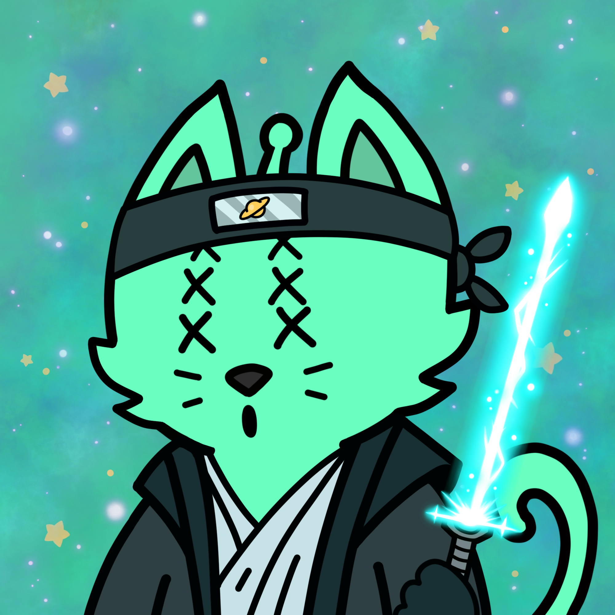 Cosmic Cat Mutation #100