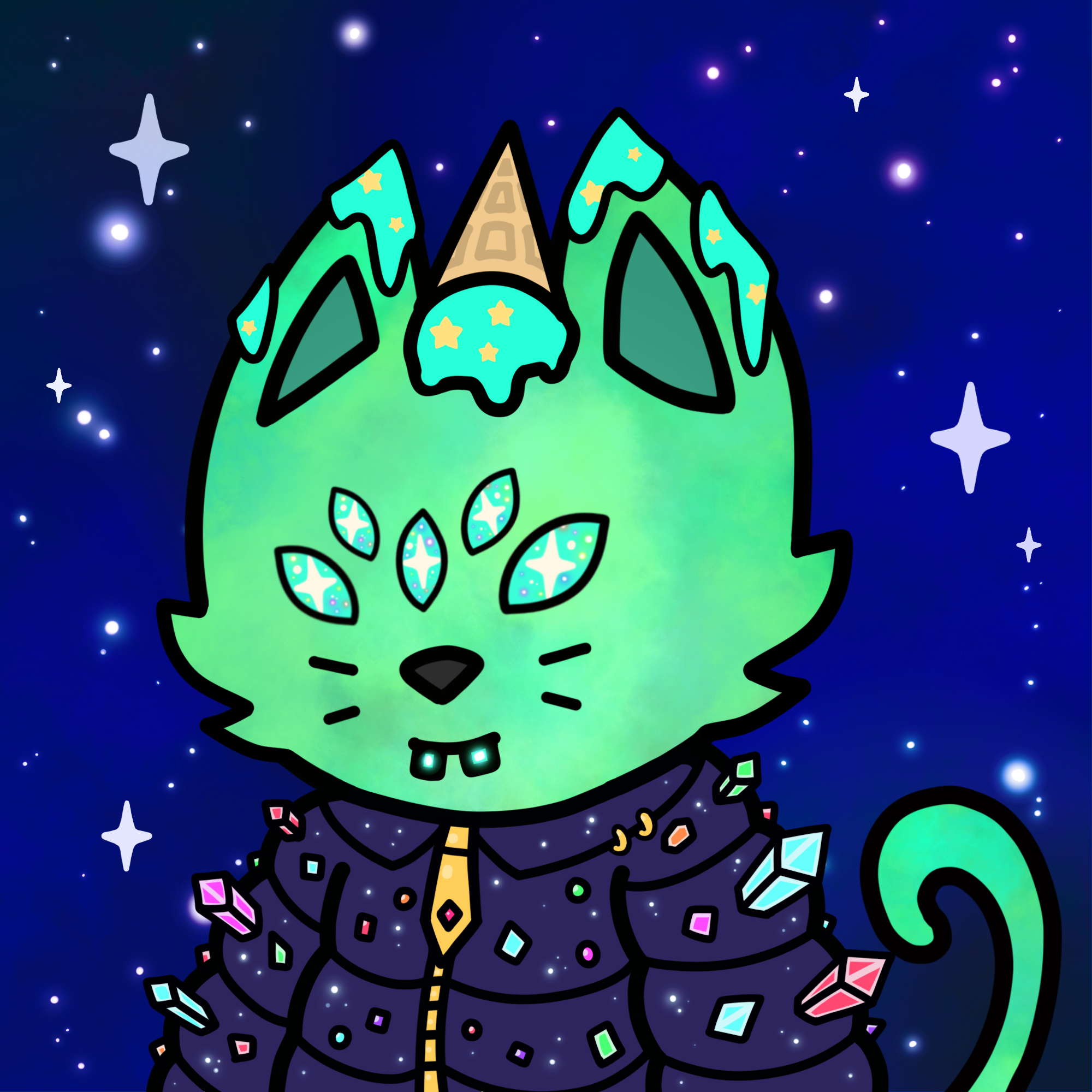 Cosmic Cat Mutation #174