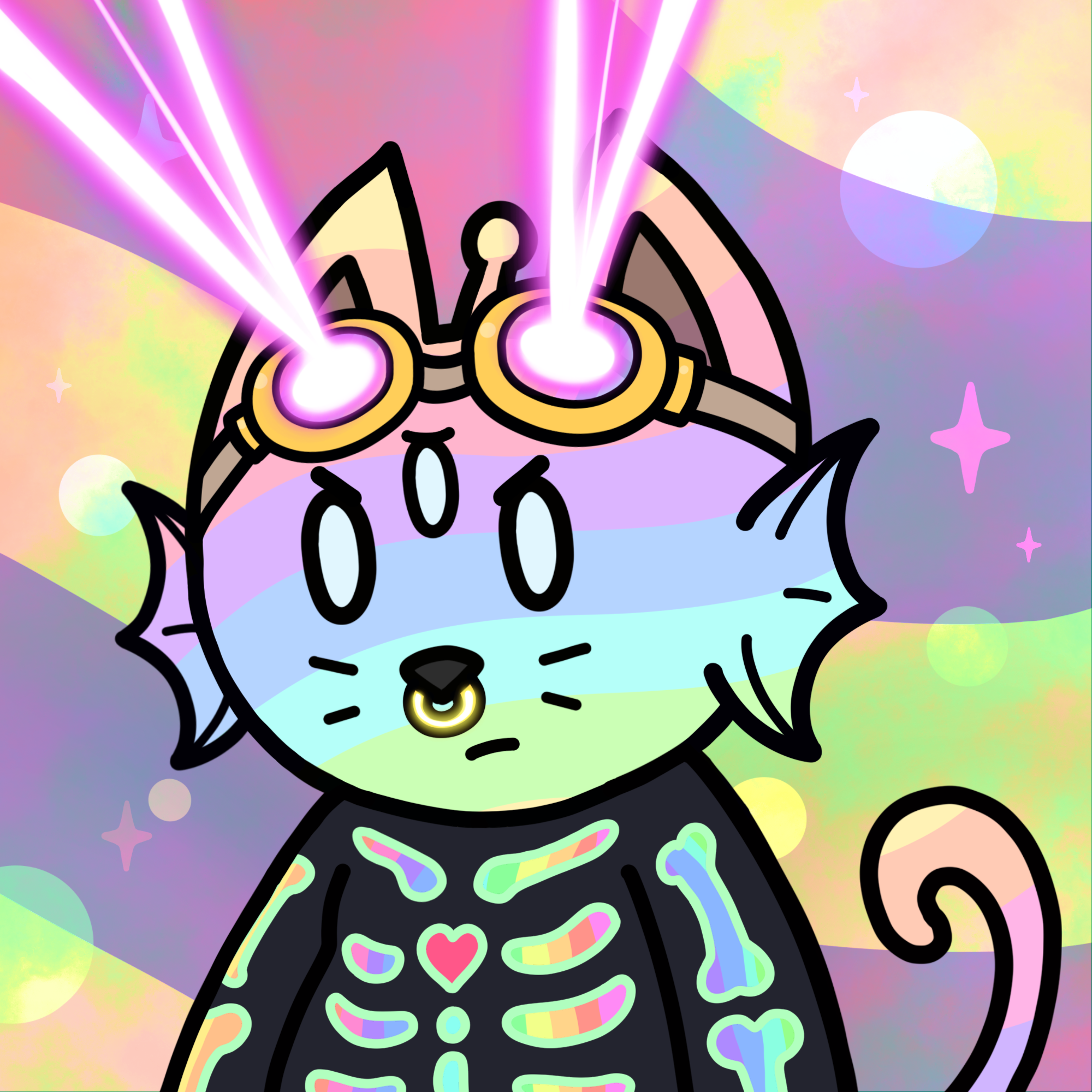 Cosmic Cat Mutation #240