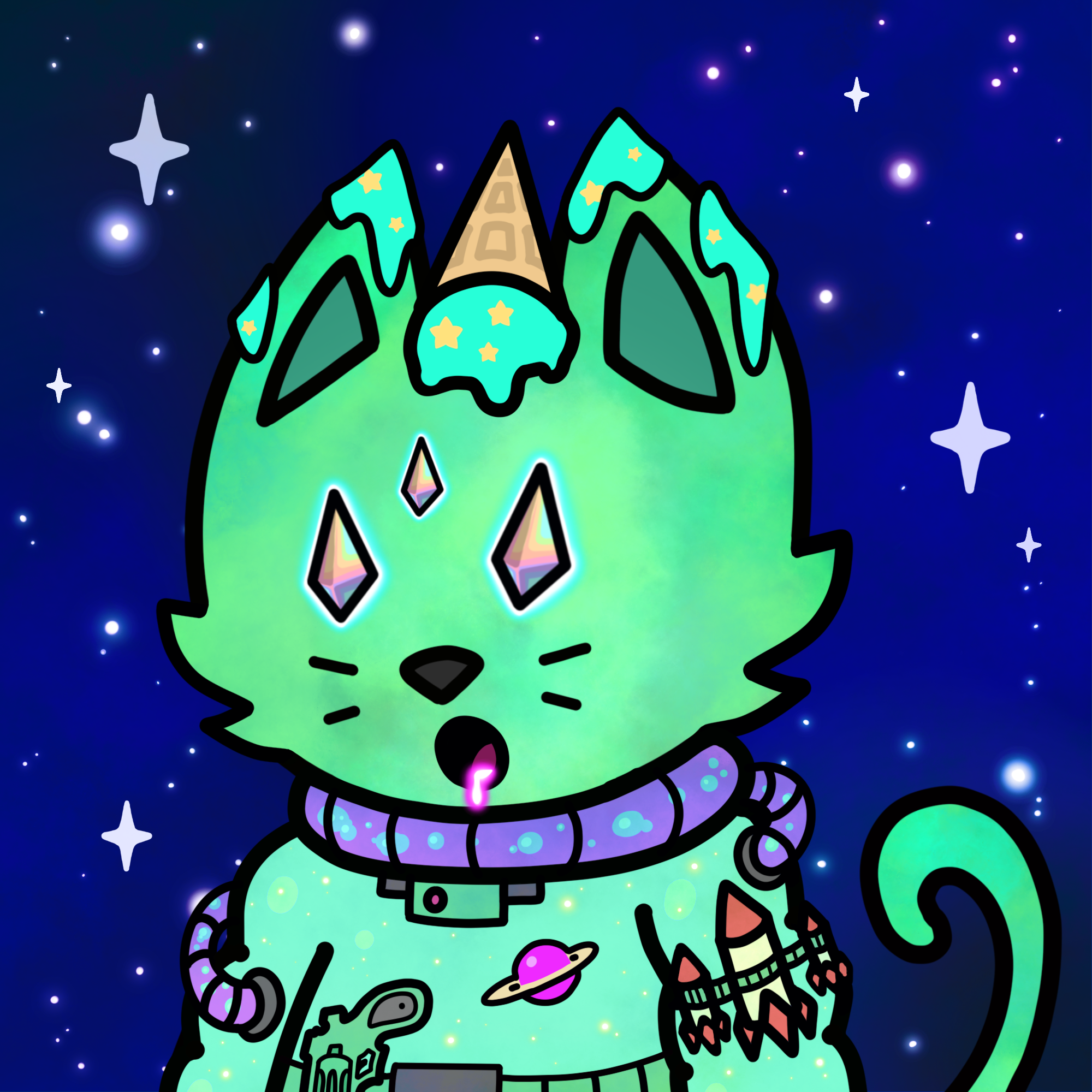 Cosmic Cat Mutation #328