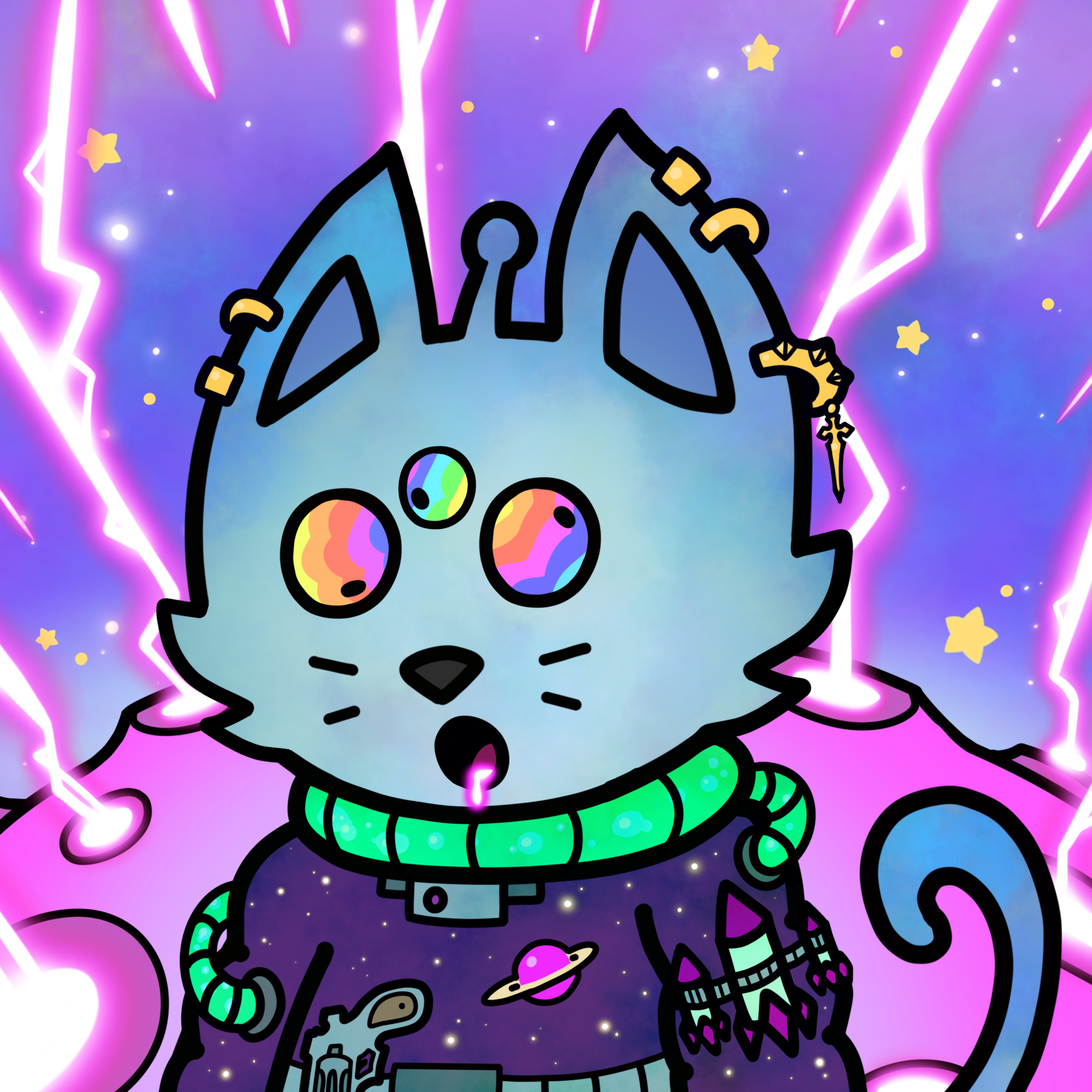 Cosmic Cat Mutation #329