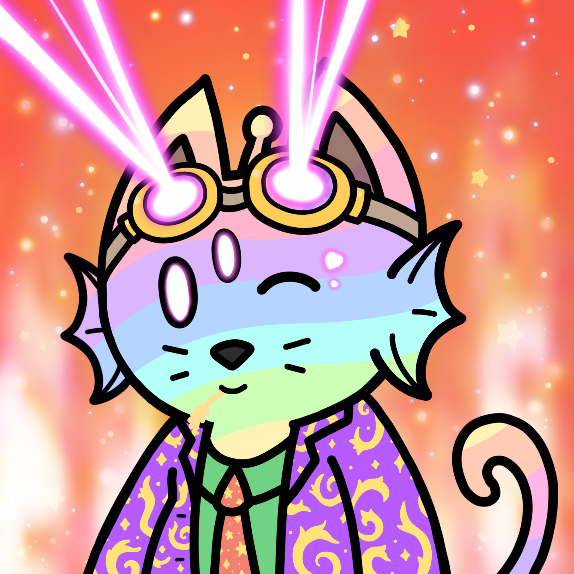 Cosmic Cat Mutation #535