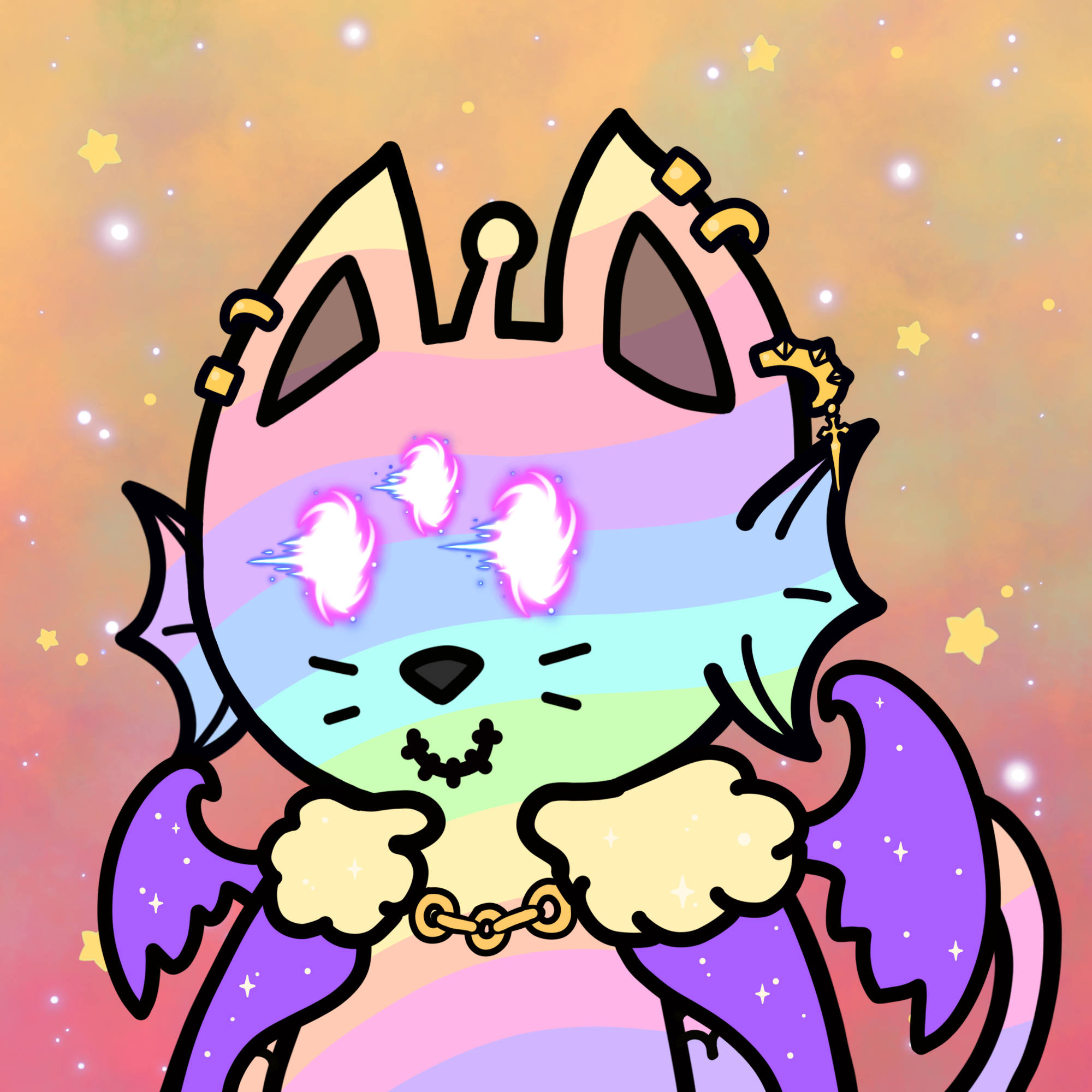 Cosmic Cat Mutation #537