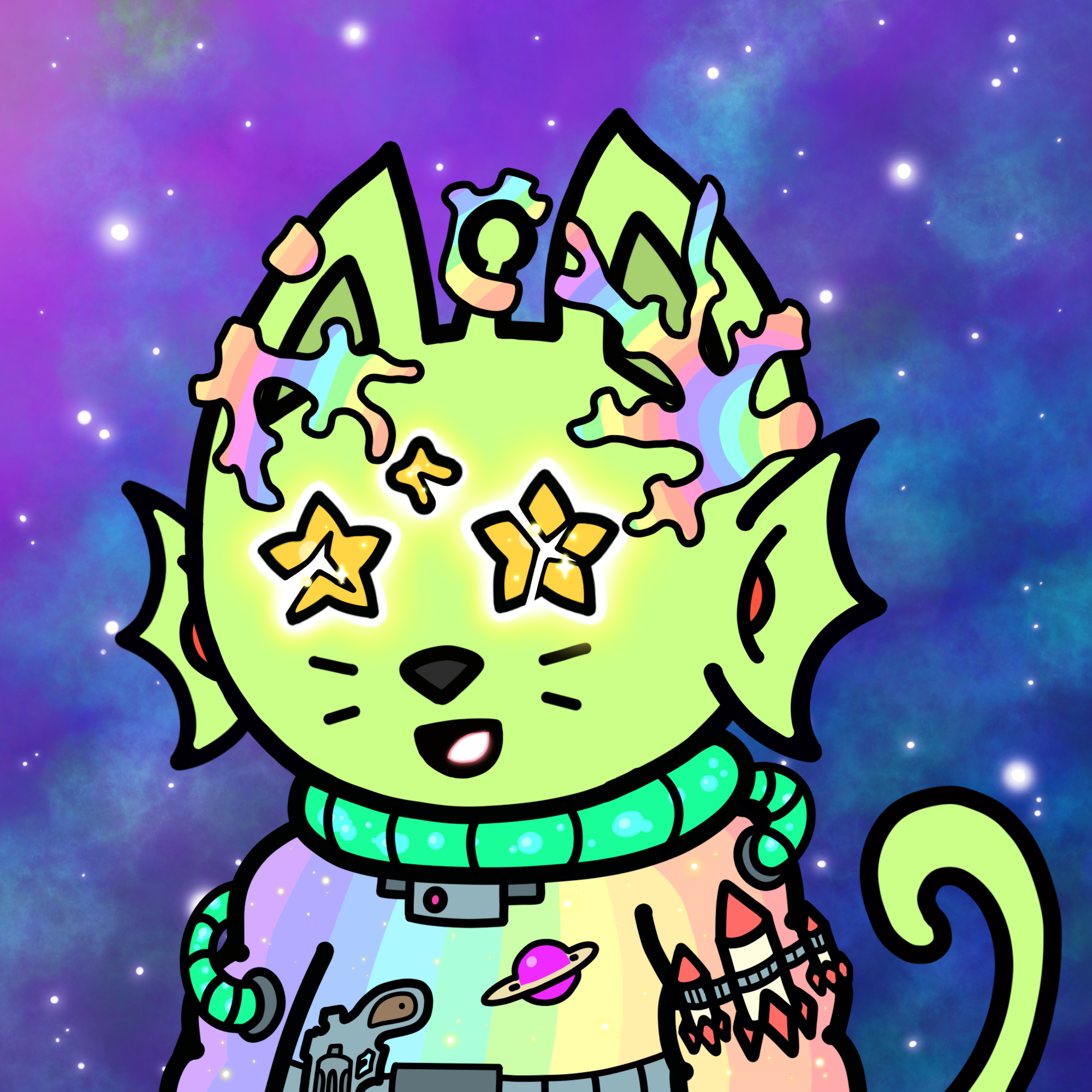 Cosmic Cat Mutation #577