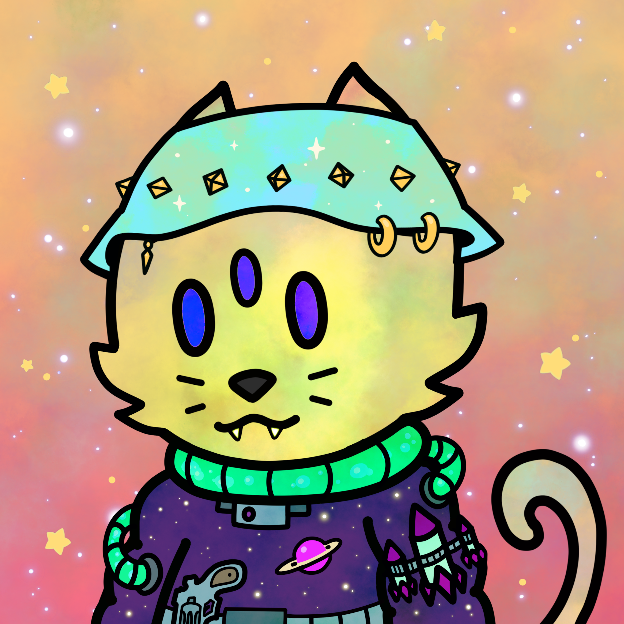 Cosmic Cat Mutation #643