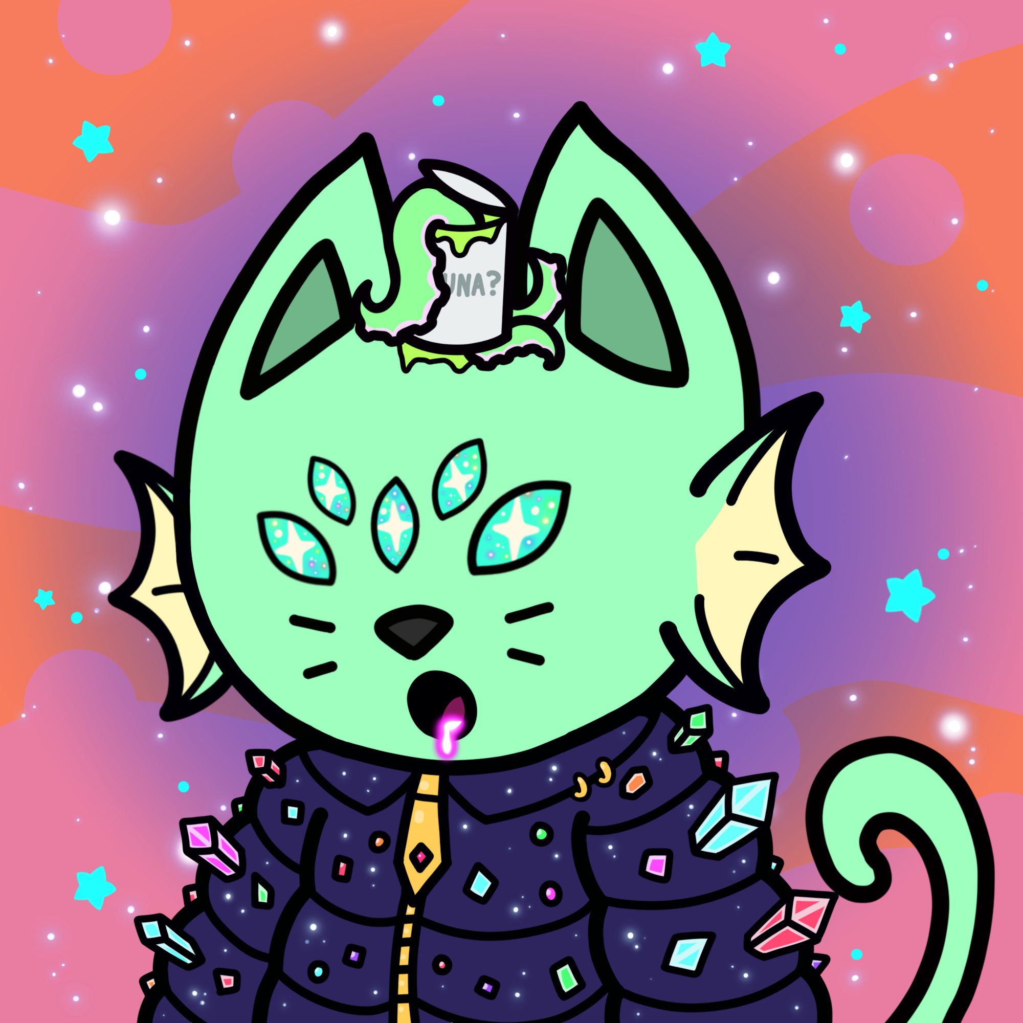 Cosmic Cat Mutation #697