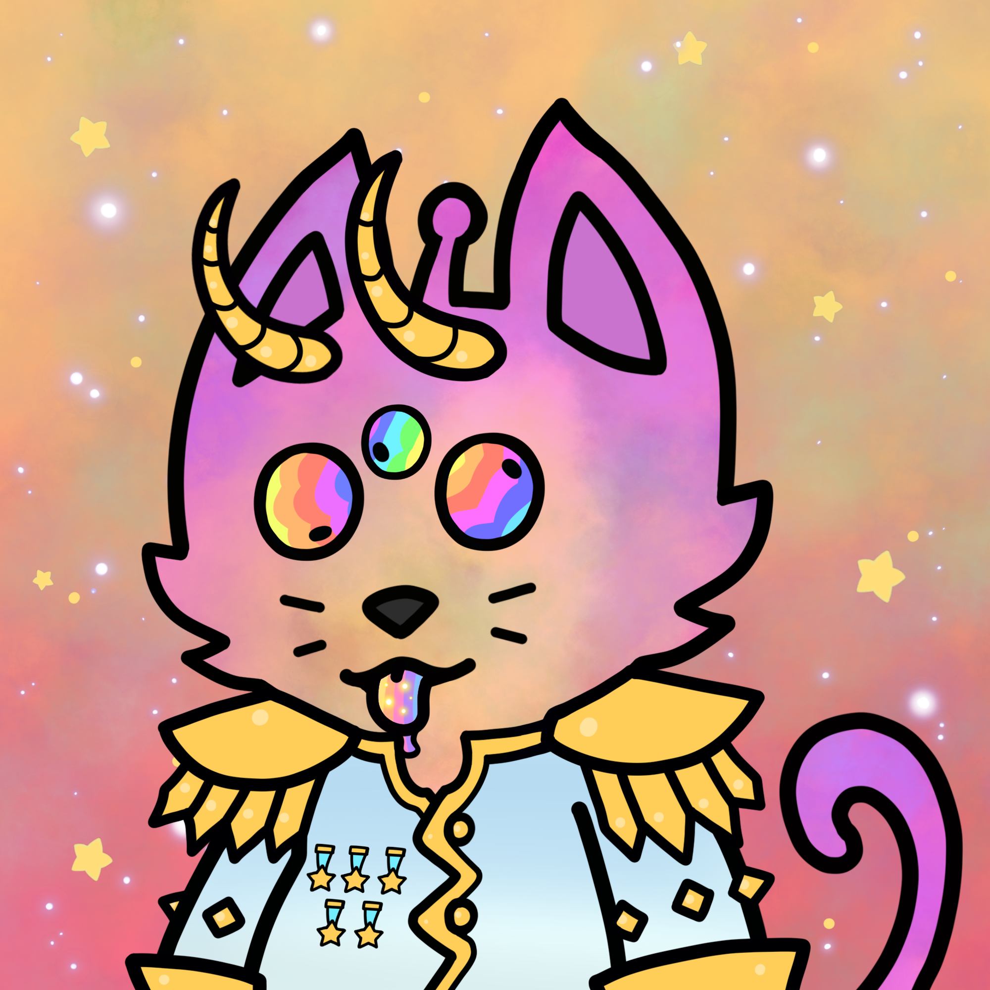 Cosmic Cat Mutation #719