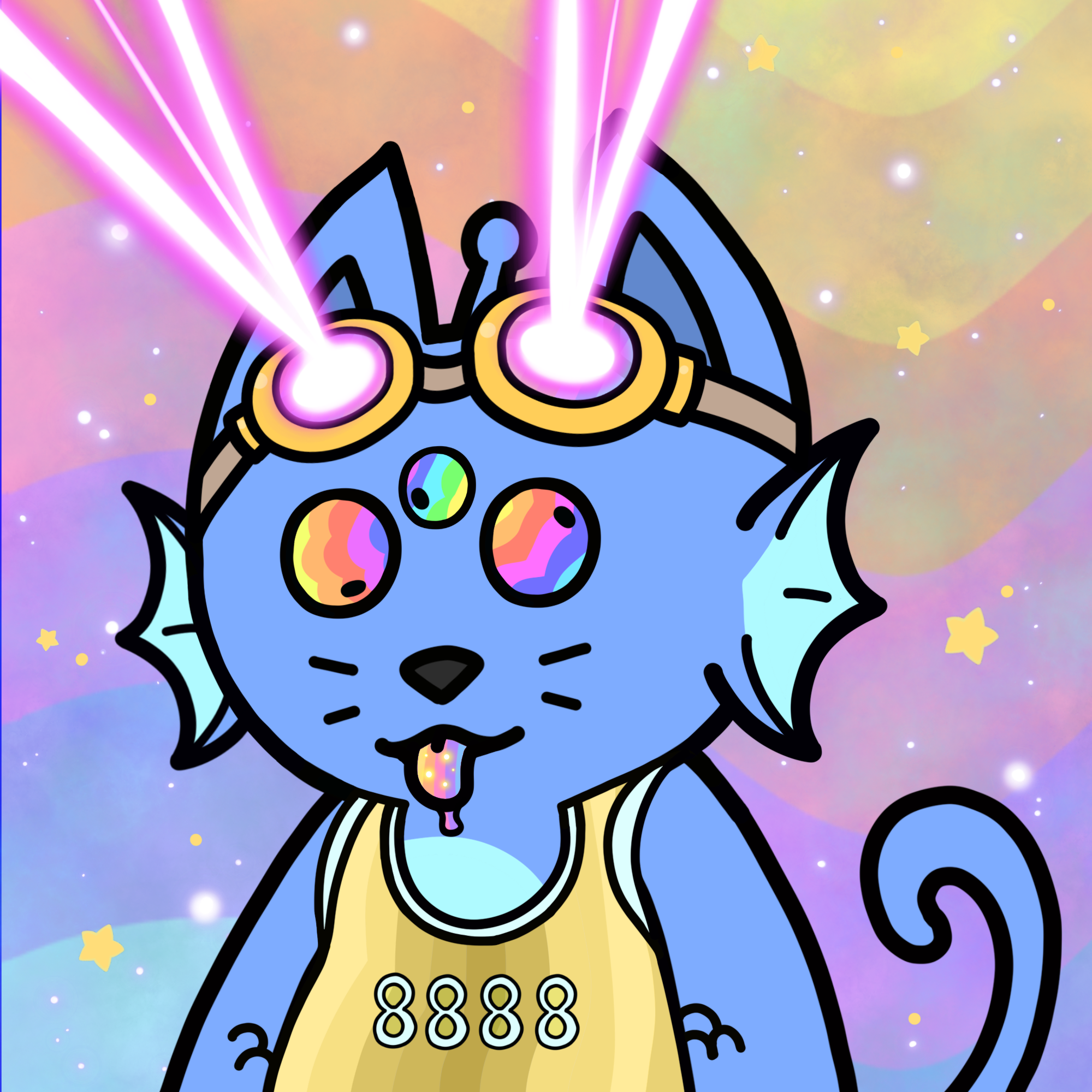 Cosmic Cat Mutation #734