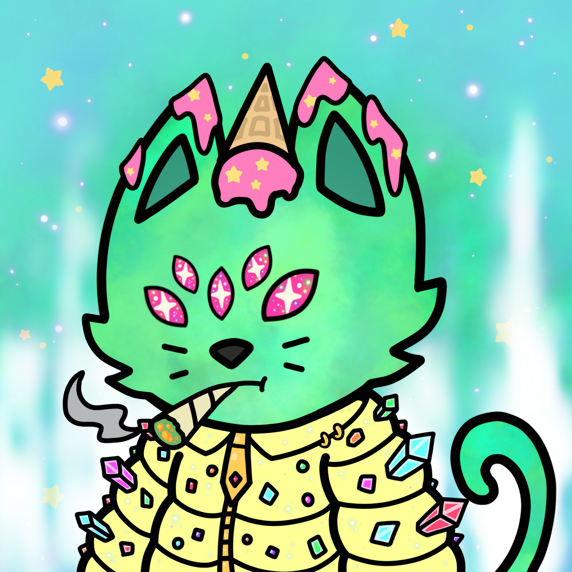 Cosmic Cat Mutation #746