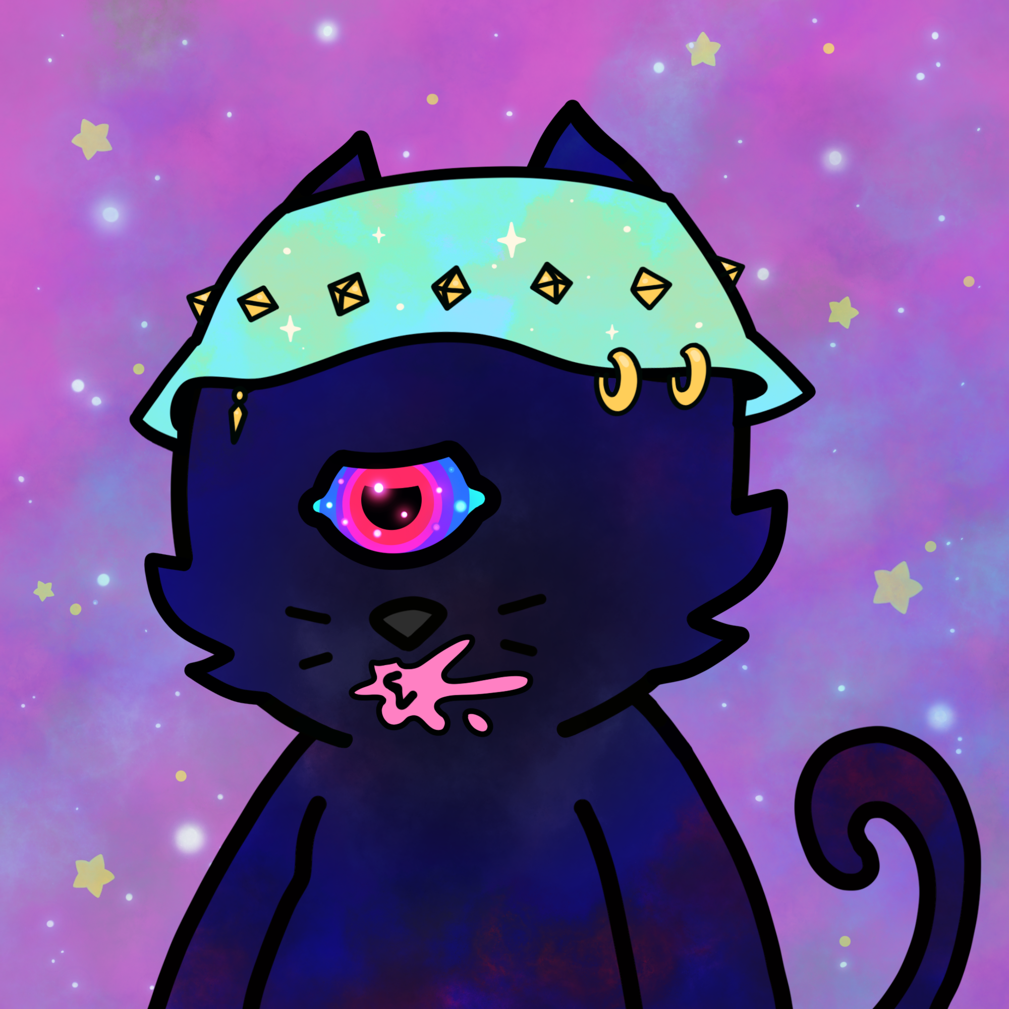 Cosmic Cat Mutation #748