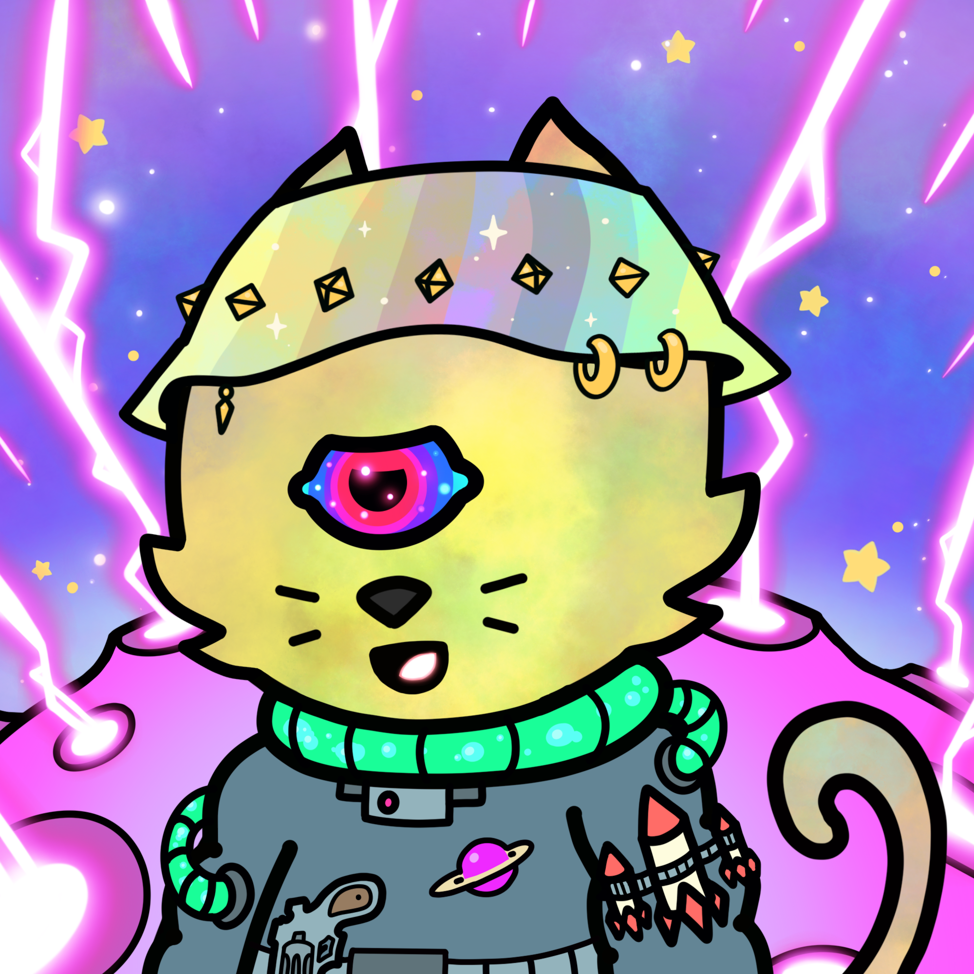 Cosmic Cat Mutation #825